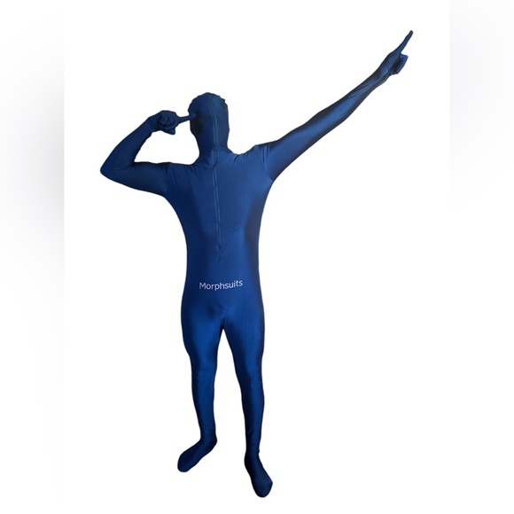 The Blue Man Morphsuits1 Pc Party Suit Halloween Costume Unisex Size XL Youth - Picture 3 of 11